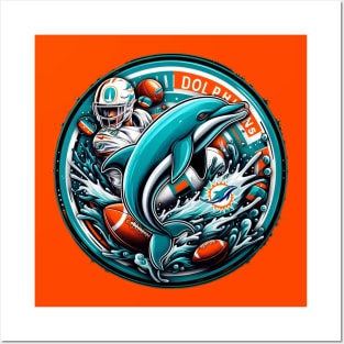 Miami Dolphins Winners Zone Posters and Art